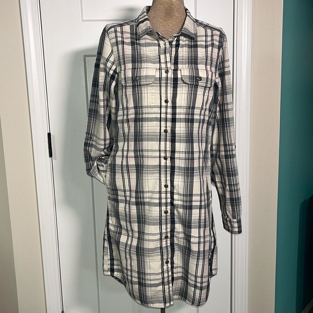 The North Face Women’s Plaid Shirt Dress Size S